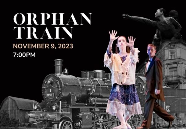 Orphan Train poster, courtesy of Covenant Ballet Theatre.