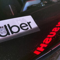 An uber logo