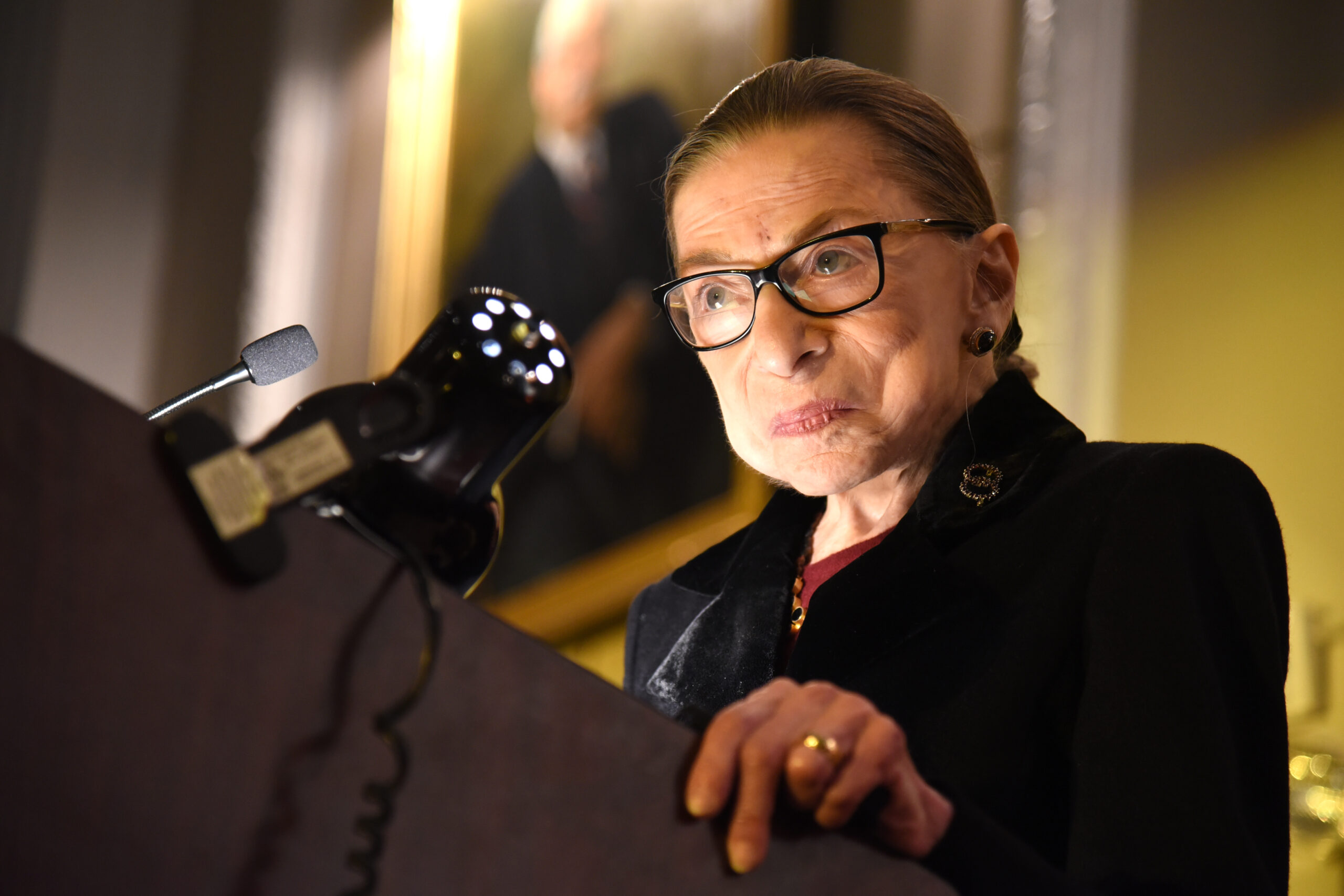 Ruth Bader Ginsburg photographed at an event at the NYC Bar Association in February 2020.Photo: Caroline Ourso/Brooklyn Eagle