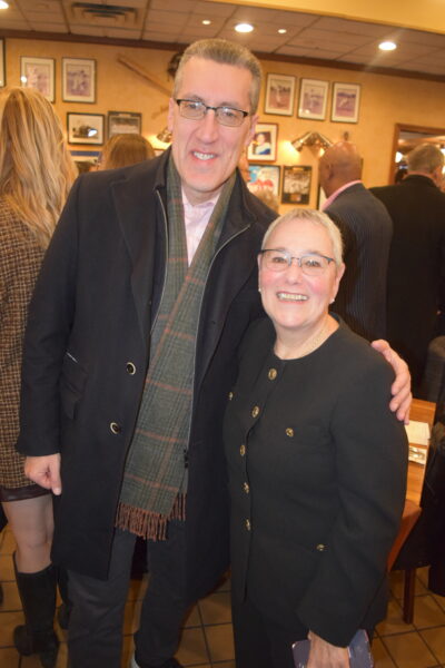 Hon. Michael Farkas and Hon. Loren Baily-Schiffman at annual Cheesecake Breakfast.