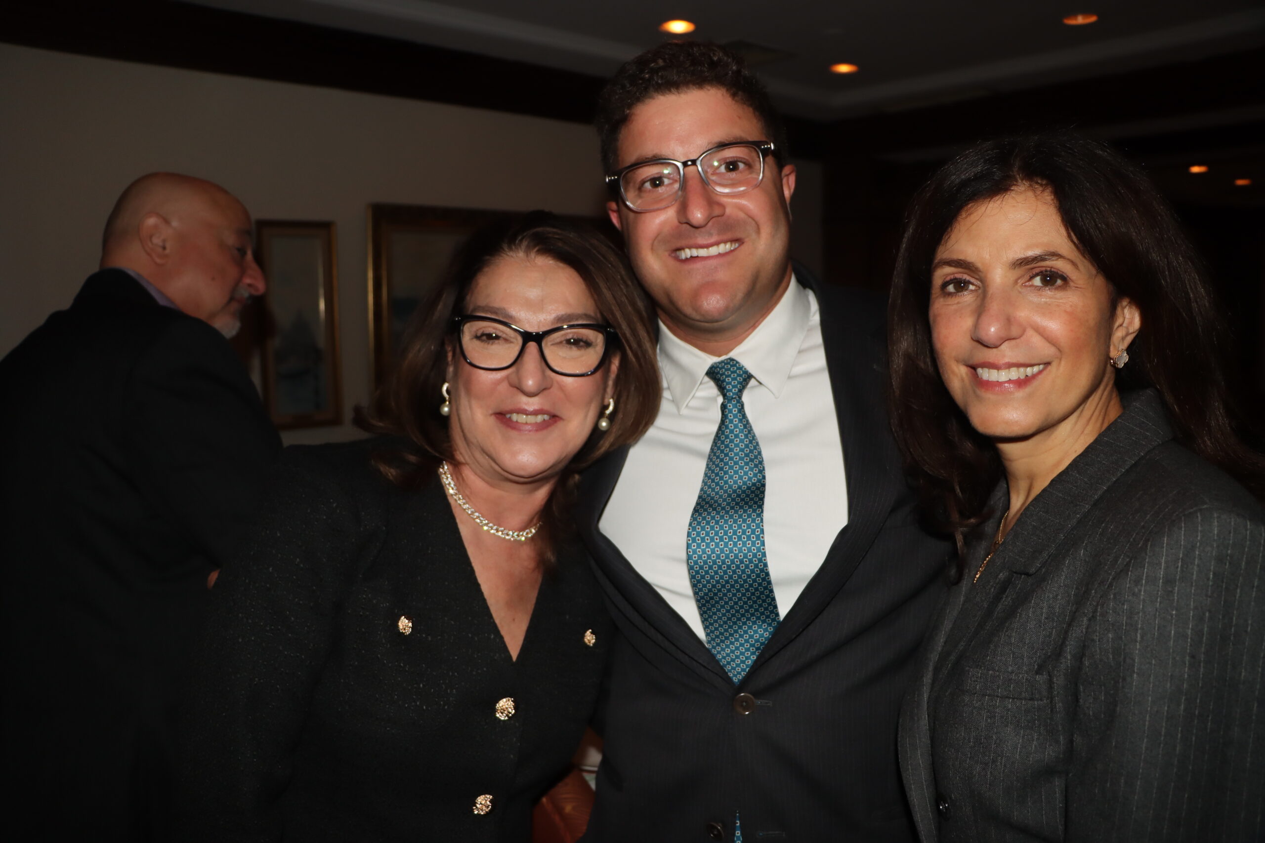 From left: Suzanne Genusa, Gregory J. Cerchione and Hon. Rosemarie Montalbano at Columbian Lawyers Association annual Italian Heritage event.