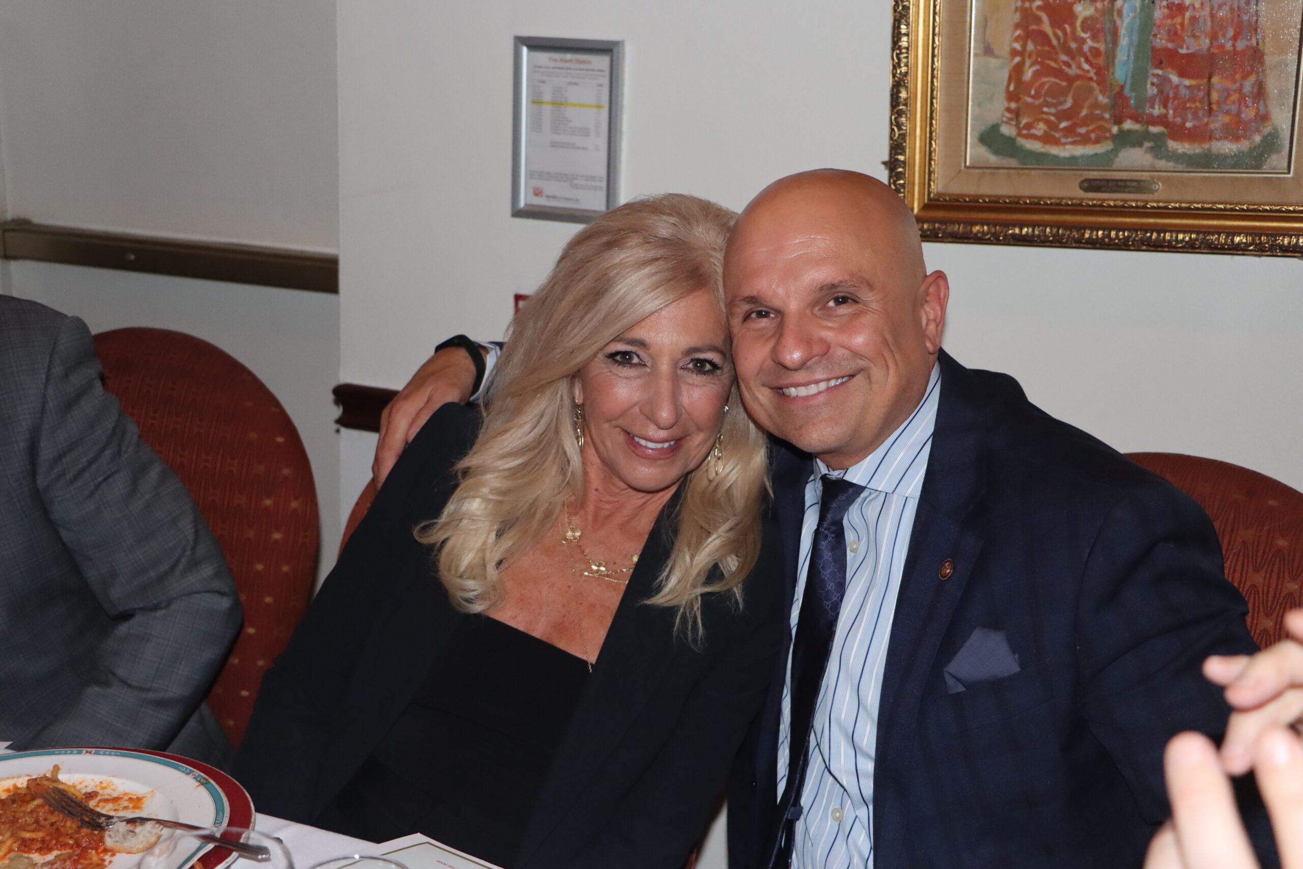 Patricia DiMango, of the Amazon Prime show Tribunal Justice, and television legal analyst and radio personality Arthur Aidala at Columbian Lawyers Association annual Italian Heritage event.