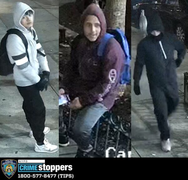 3 suspects in a series of small business heists.