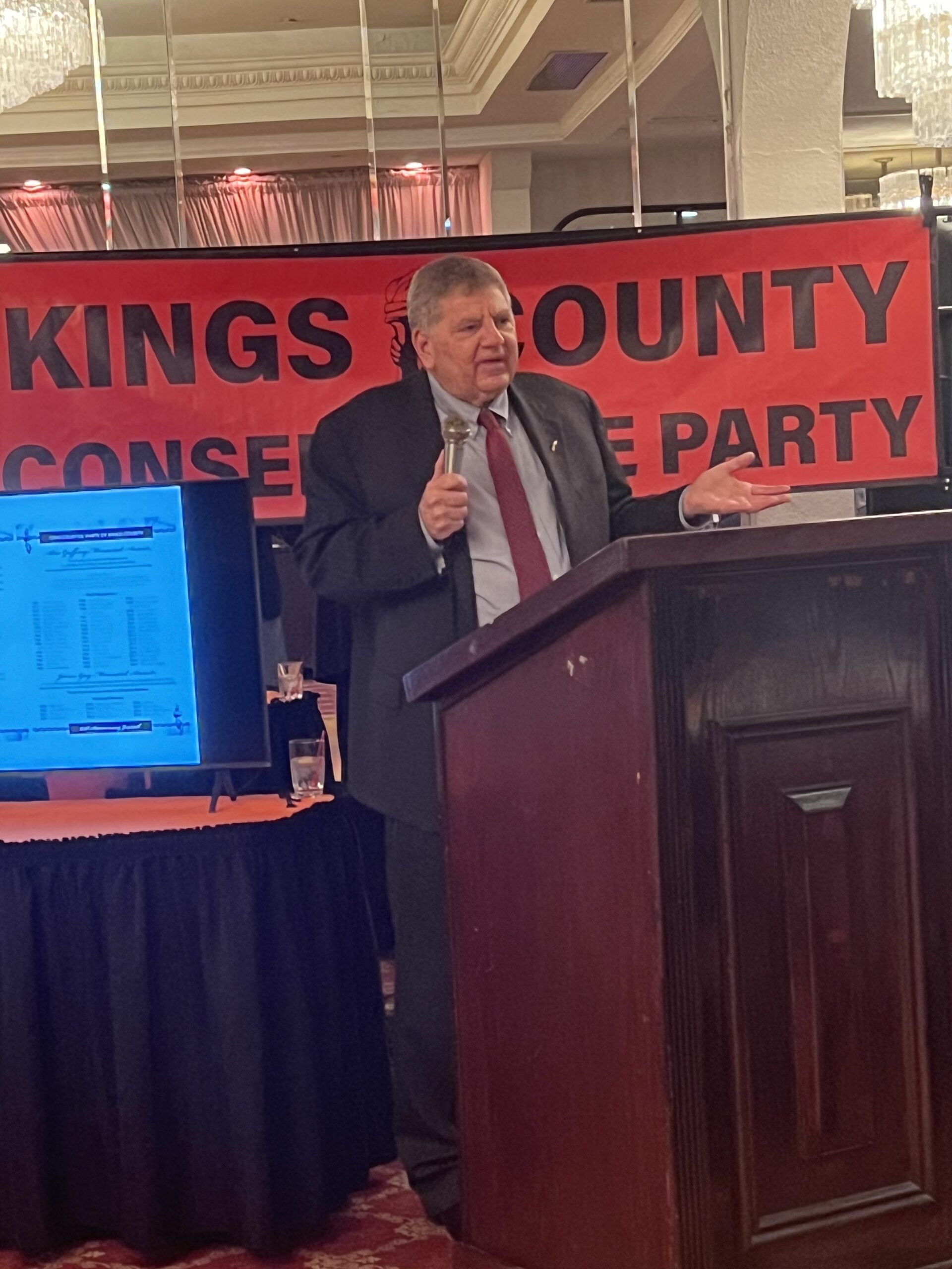 Jerry Kassar, chairman, New York State Conservative Party at KCCP Annual Reception.