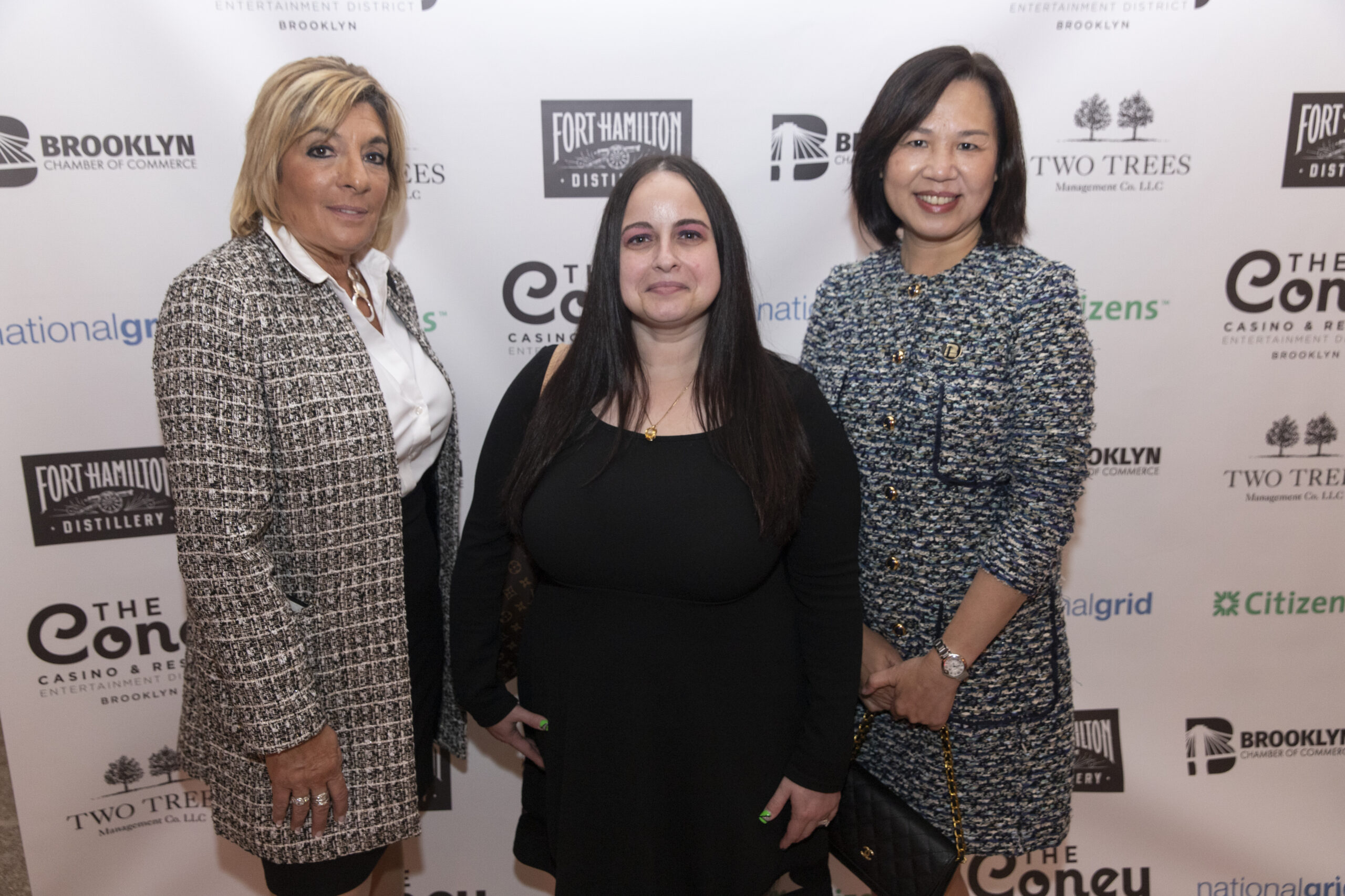 Jeanne Sarno, Alexandria Vale and Su Ying Wu at Best of Brooklyn Real Estate Showcase.