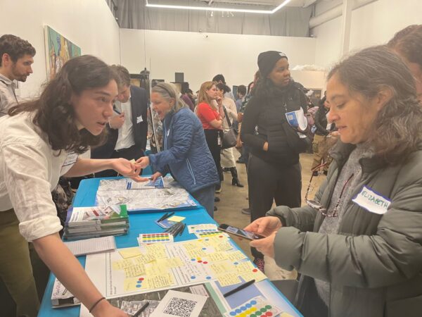 Officials laid out plans for the One LIC Redevelopment Project last week, and community members weighed in on the potential plans.<br>Photo: Ryan Schwach/Queens Daily Eagle