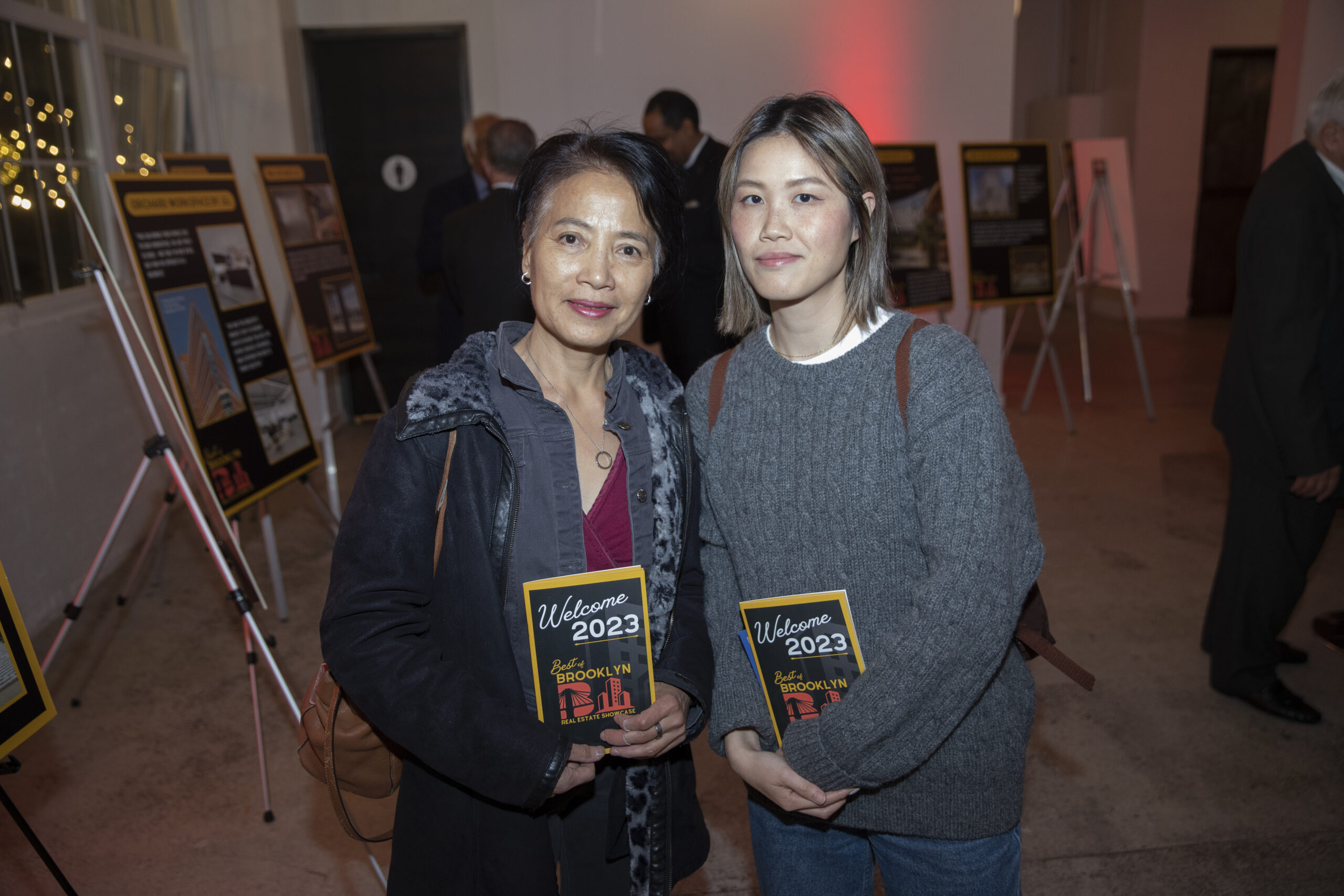 Pam Lee and Iris Chao at Best of Brooklyn Real Estate Showcase.