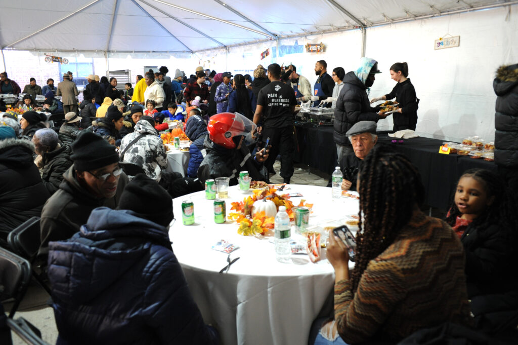 The Kings Theater hosted a Thanksgiving luncheon this past Thursday, November 23 – a free community meal open to New Yorkers in need.