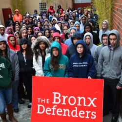 Members of the Bronx Defenders team, now at the center of a controversy following the union's statement on the Israel-Gaza situation. Photo via Bronx Defenders on Facebook