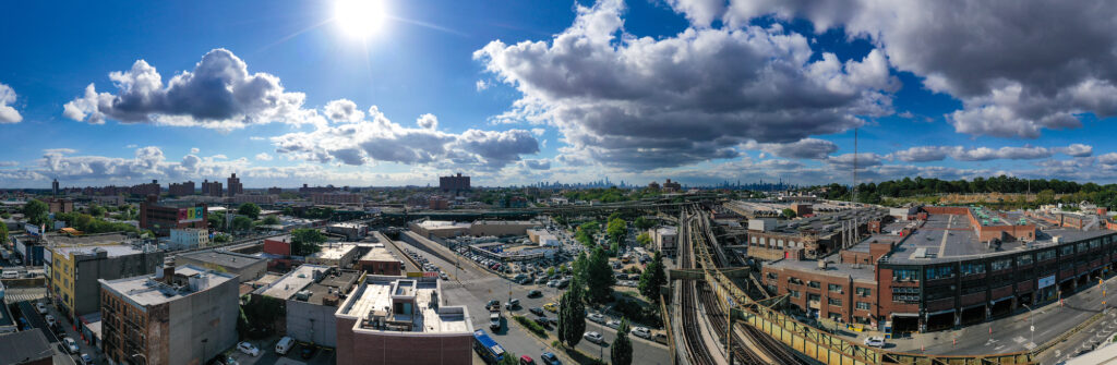 A panoramic view of Broadway Junction.Photo: Totem