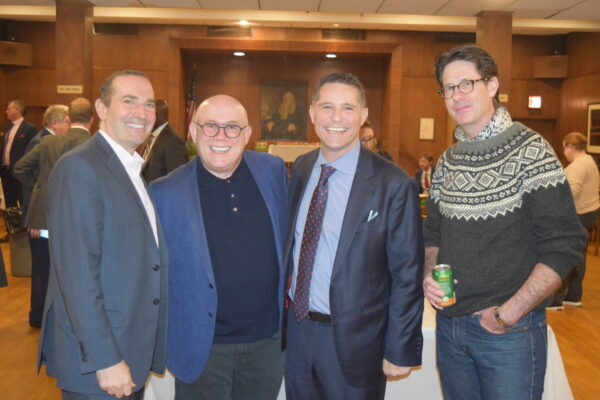 From left to right: Andrew Rendeiro, Jay Schwitzman, Michael Cibella and Robert Reuland at CLE.