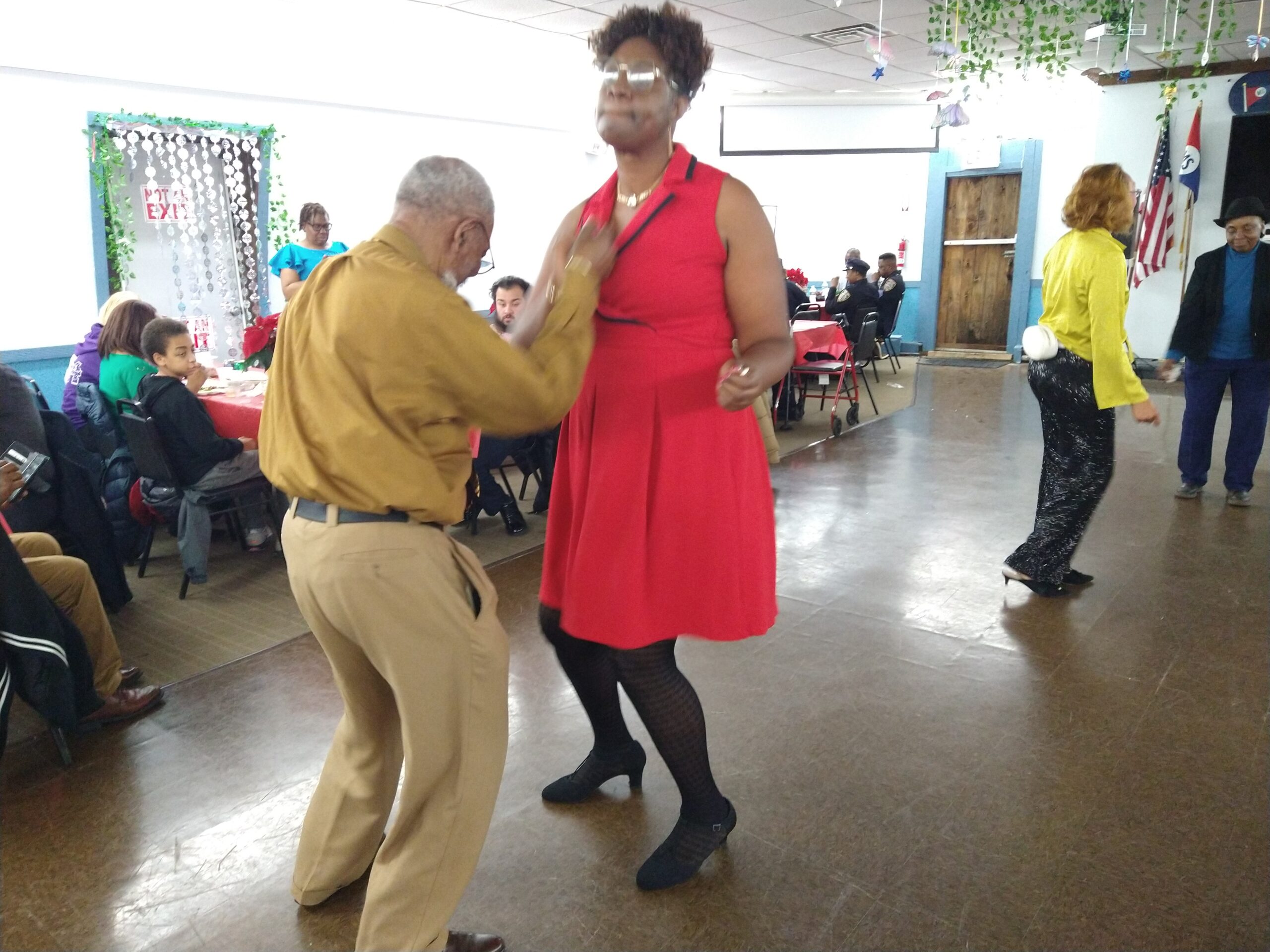 Dancers at 69th Precinct Community Council’s annual holiday celebration.