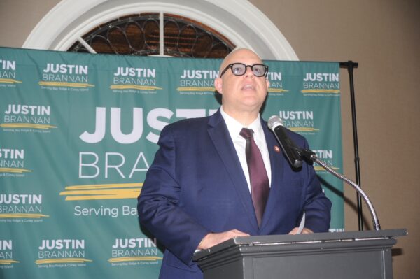 Councilmember Justin Brannan at his Inaugural Gala