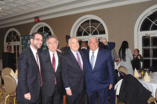 Yeger, Potasnik, DiNapoli and Gonzalez at Brannan’s inaugural gala.