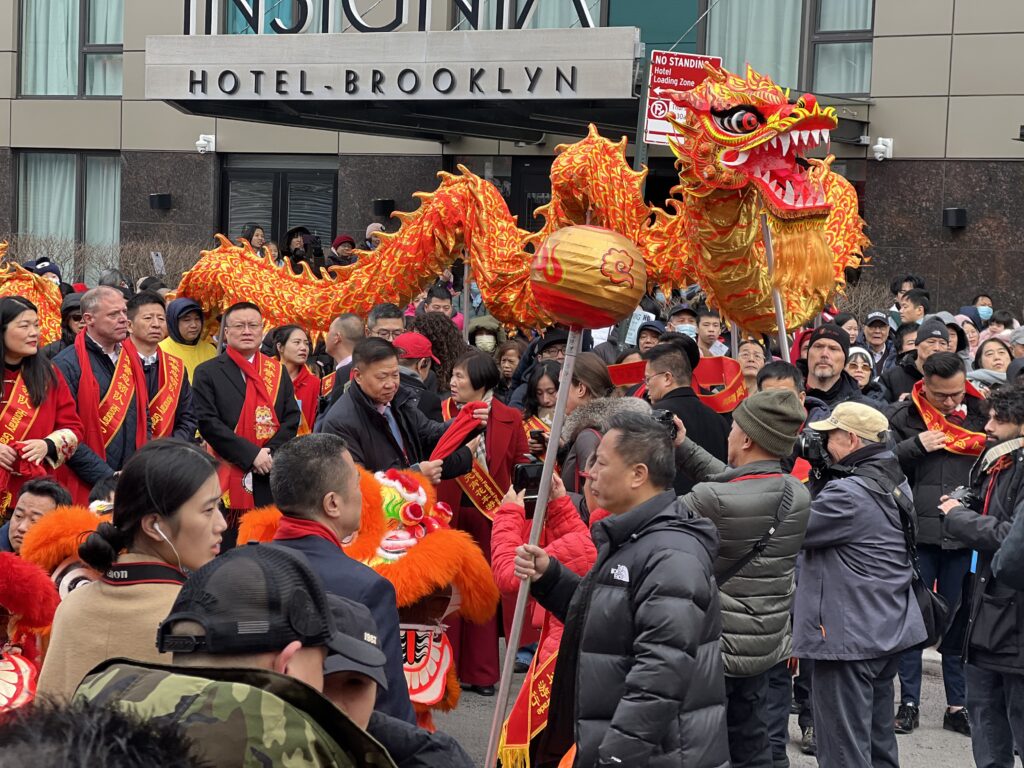 2024, the year of the dragon, symbolizes, among other things, prosperity.Photo: Wayne Daren Schneiderman/Brooklyn Eagle