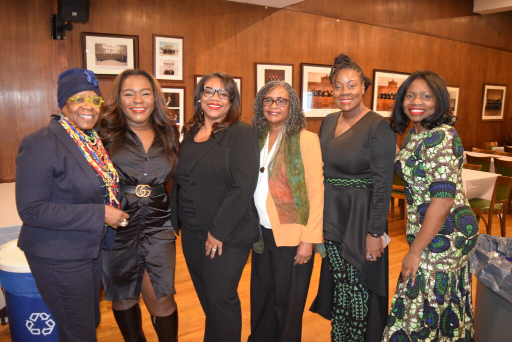 From left: Hon. Robin Sheares, Jovia Radix-Seaborough, Shekera Algarin, Dr. Brenda Greene, Shanel Spence and Hon. Genine Edwards at BWBA Black History Month event.