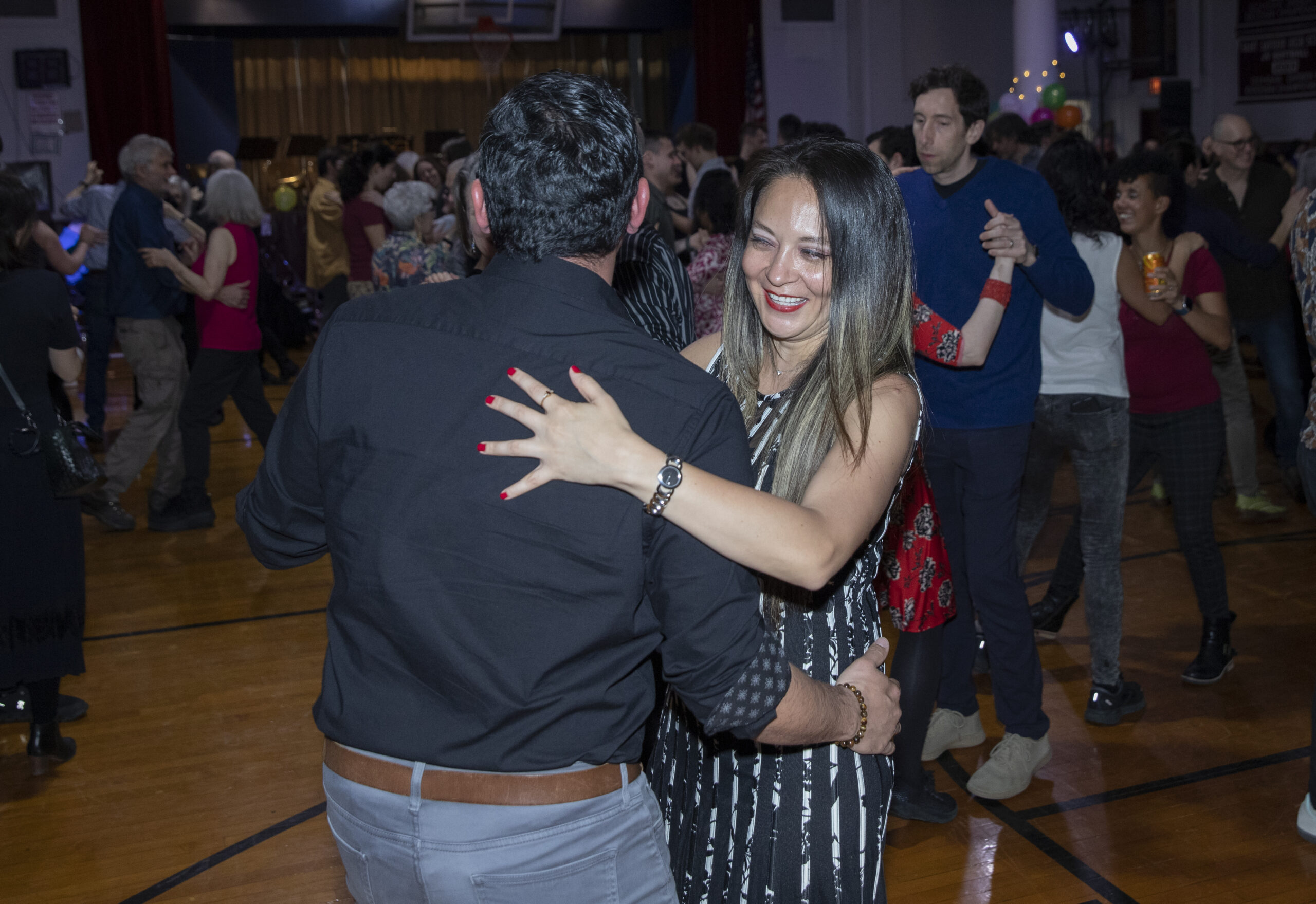 Geova Erazo dancing at BCCO swing gala.