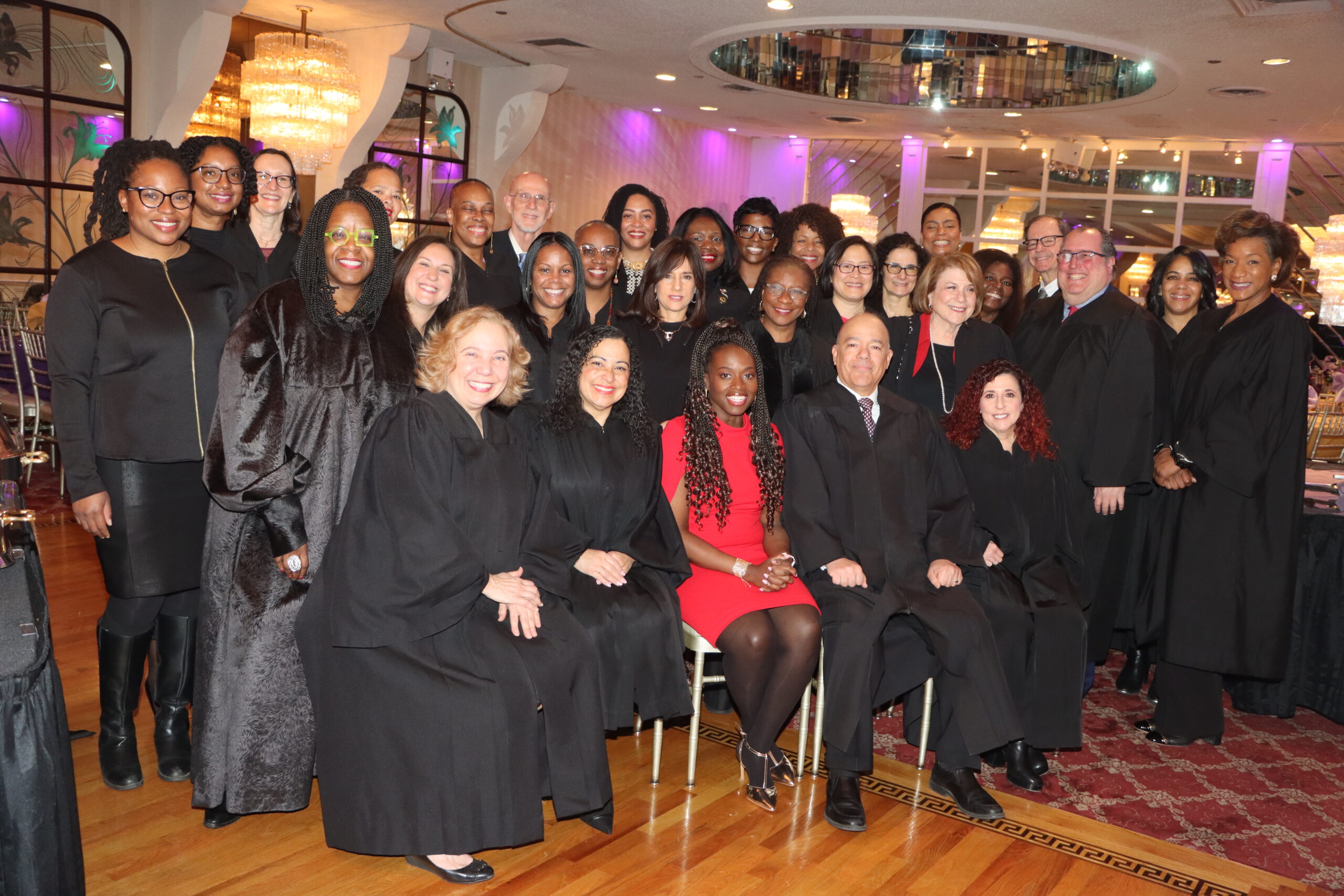 A “united front” of Brooklyn judges gathers in support of Judge Betsey Jean-Jacques' induction.
