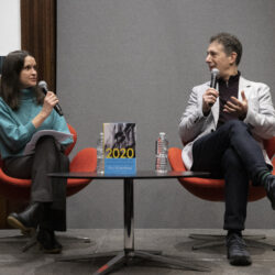 Nell Freudenberger and Eric Klinenberg at Klinenberg's book launch.Photos: John McCarten/Brooklyn Eagle