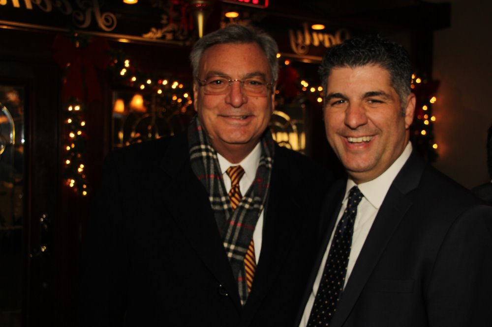 Lawrence DiGiovanna (left), a past president of the Brooklyn Bar Association, pictured here with Dominic Famulari, will present a CLE with Mark Caruso and Justice Philip Stranieri on March 5 to prepare local attorneys on upcoming changes to the Property Condition Disclosure Law.Photo: Rob Abruzzese/Brooklyn Eagle