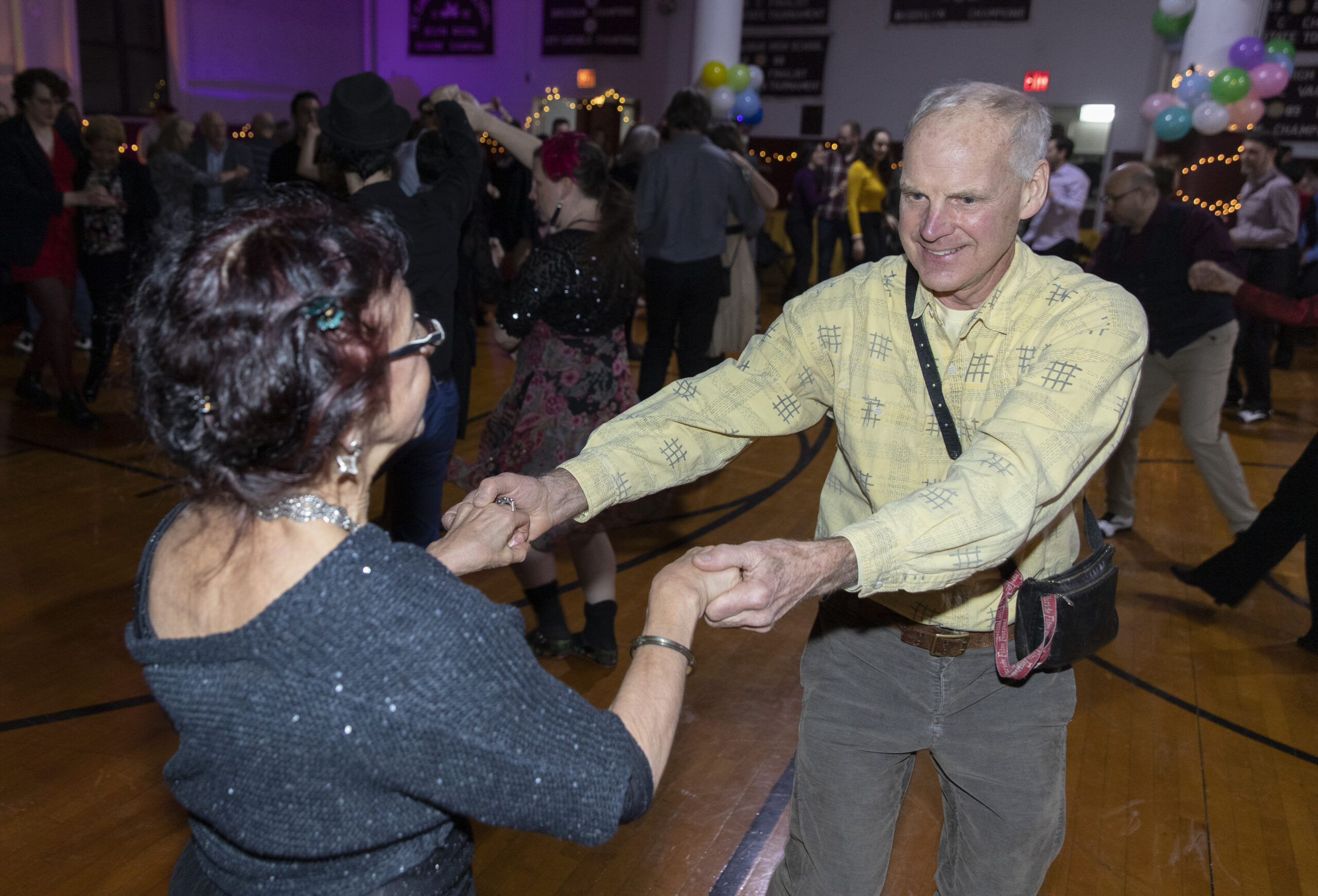 Steve Vaubel Dancing with Anita Vaubel at BCCO swing gala.