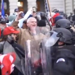 Mitchell Bosch has been accused of helping rioters during the Jan. 6 attack on the Capitol. He is allegedly seen in videos fighting with police officers, pushing up directly against them and assisting other insurrectionists.Photos courtesy of the EDNY U.S. Attorney’s Office