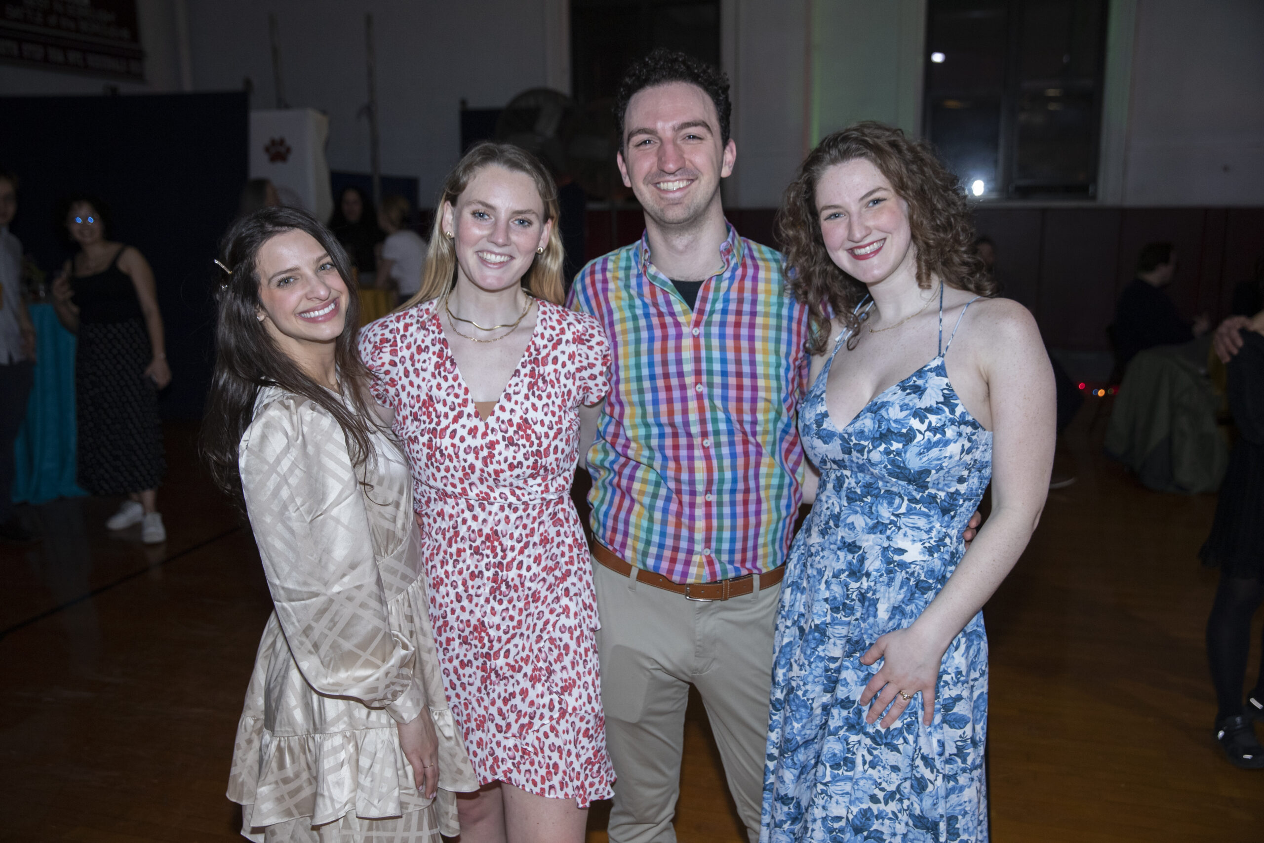 Victoria McCann, Amy Shohet, Jeremy Sutherland and Renee Shohet at BCCO swing gala.
