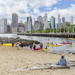 Kayaking in Brooklyn Bridge Park