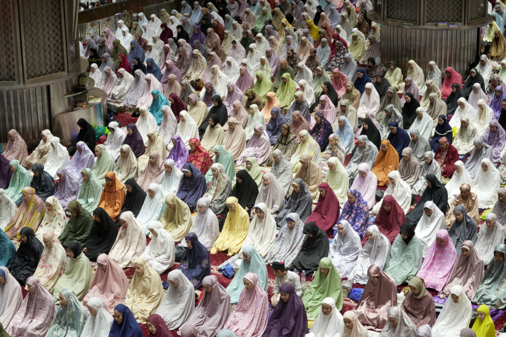 JAKARTA — The power of prayer as religious engagement gets stronger worldwide: Indonesian Muslims attend an evening prayer called 'tarawih' marking the first eve of the holy fasting month of Ramadan, at Istiqlal Mosque in Jakarta, Indonesia, Monday, March 11, 2024.Photo: Dita Alangkara/AP