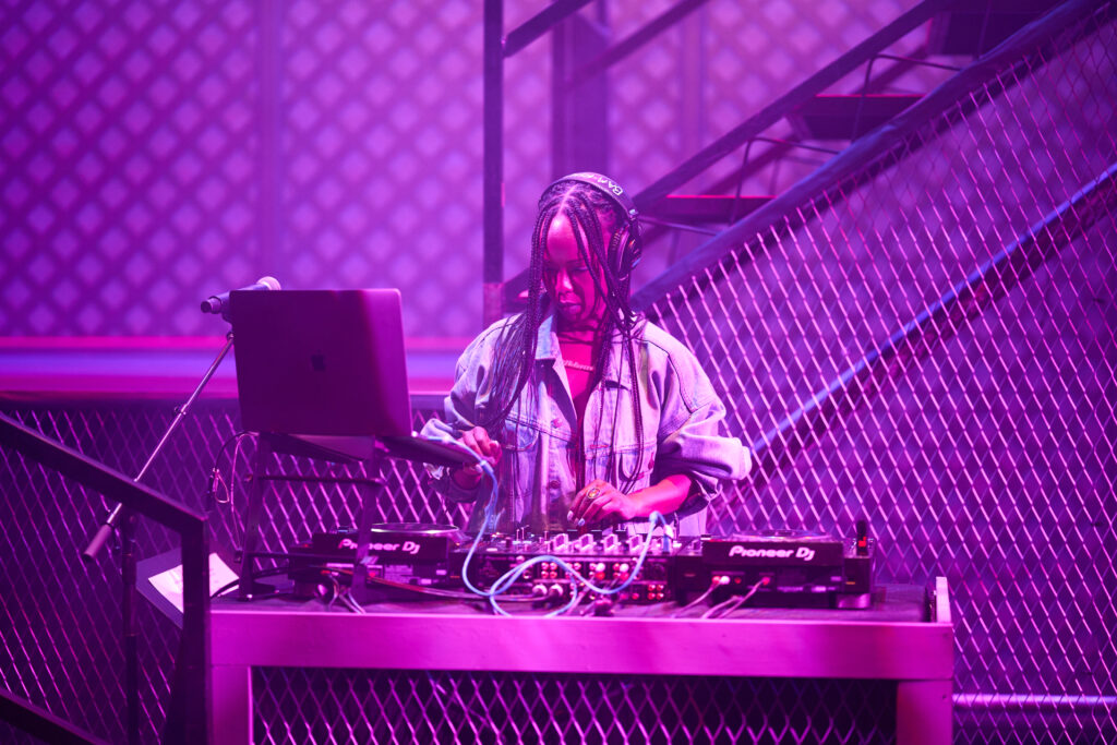 DJ Reborn performing in BAM’s Word.Sound.Power in 2023.Photo: Daniel J. Vasquez