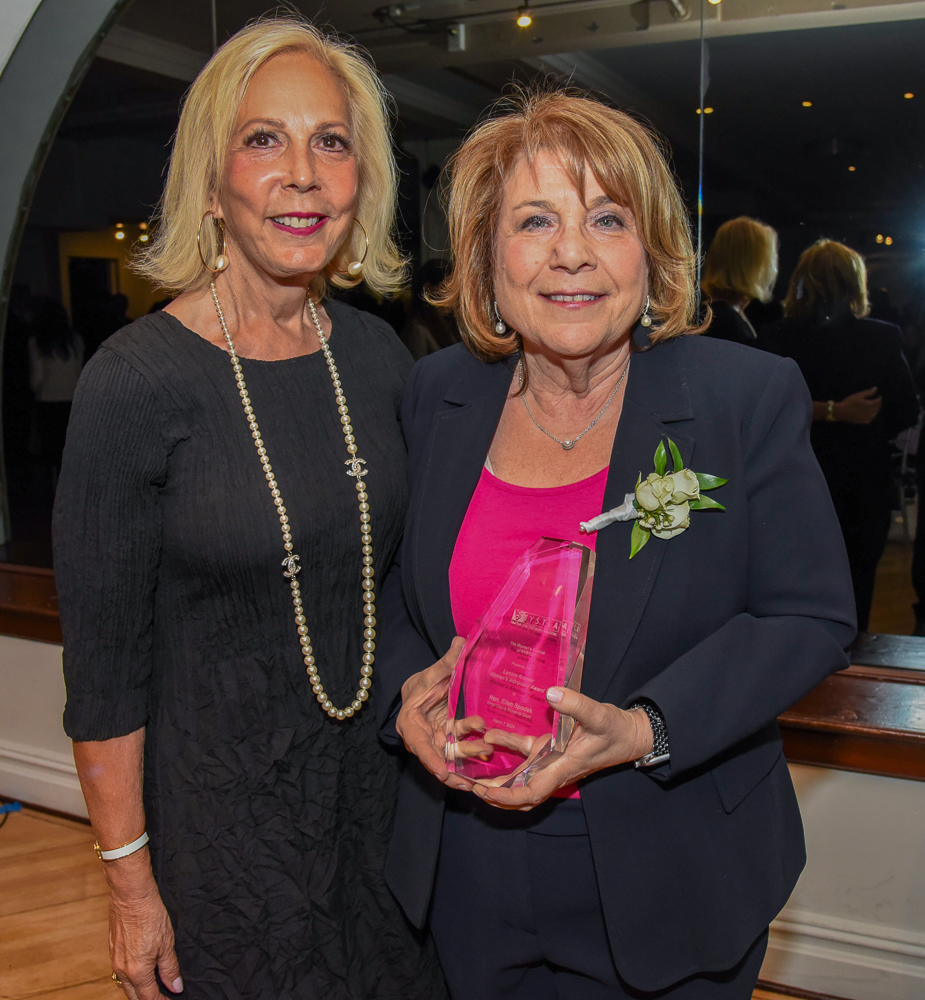 Lenore Kramer and Judge Ellen Spodek. Judge Spodek was presented with the Lenore Kramer Award at 2024 Women’s Caucus Reception.