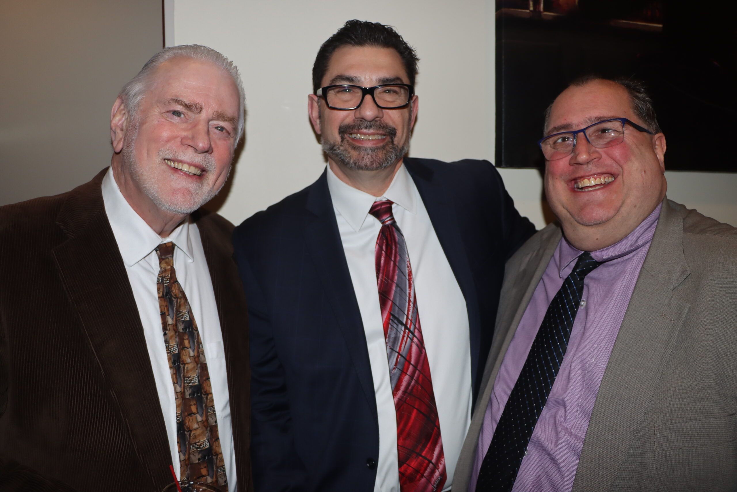 From left: Michael Benjamin, Paul Nuccio and Hon. Brian Gotlieb at Bay Ridge Lawyers Meeting.