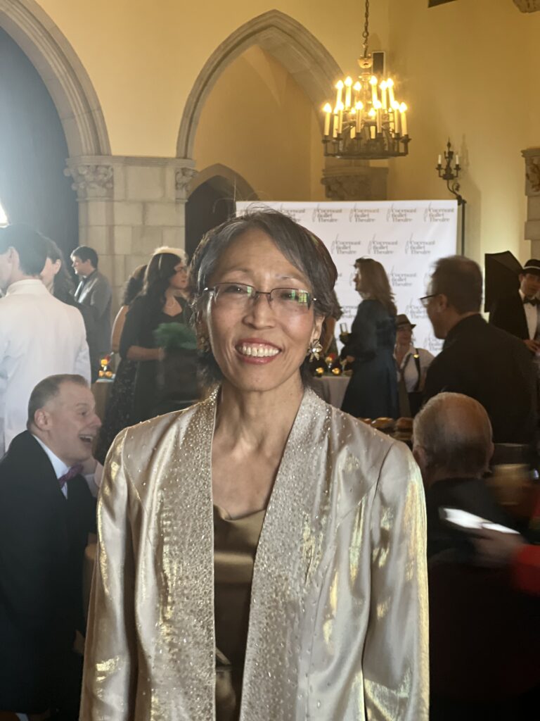Artistic Director and Founder of Covenant Ballet Theatre of Brooklyn Marla Hirokawa at CBT Cocktail Caper.