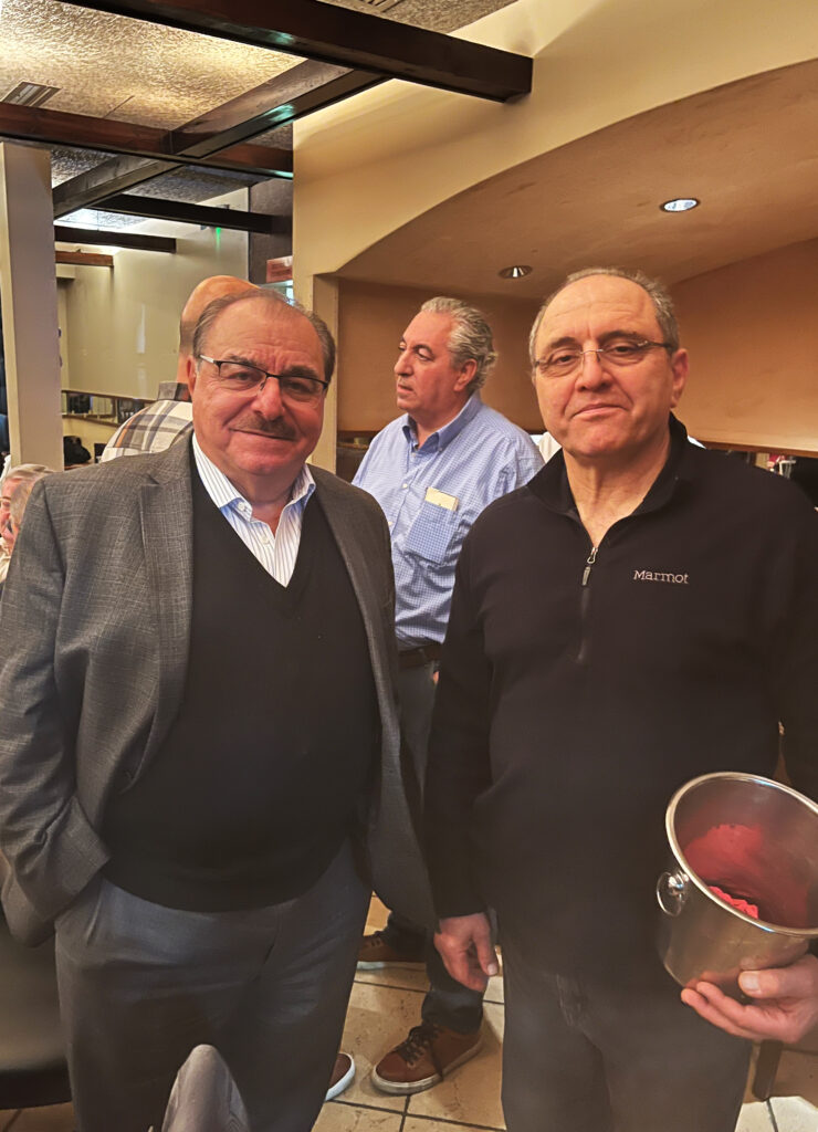From left: Members George Jalinos and Roger Shamas.