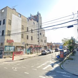 The intersection of Stagg Street and Morgan Avenue in East Williamsburg, the site of a tragic robbery spree that resulted in the death of a father of three. Screenshot via Google Maps