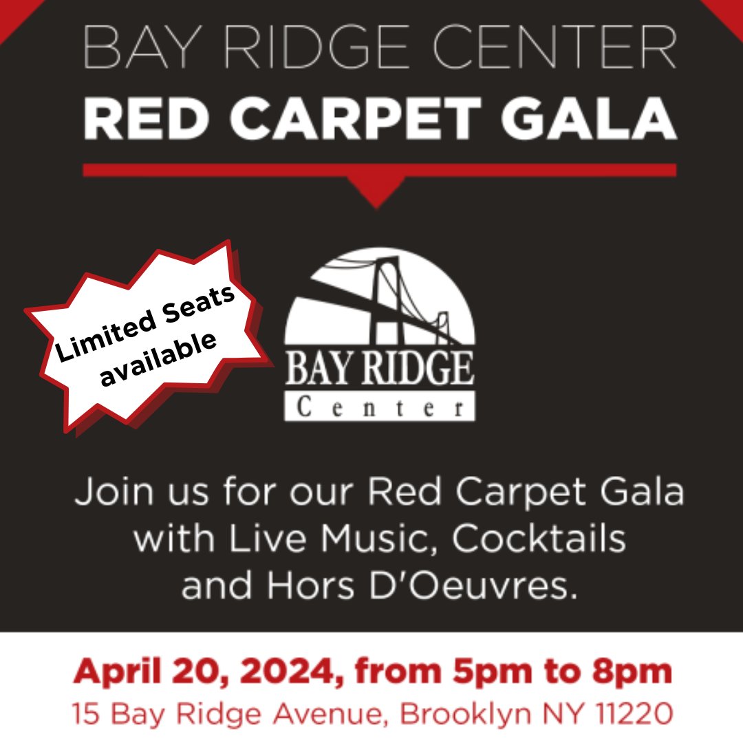 Bay Ridge Center Gala flier