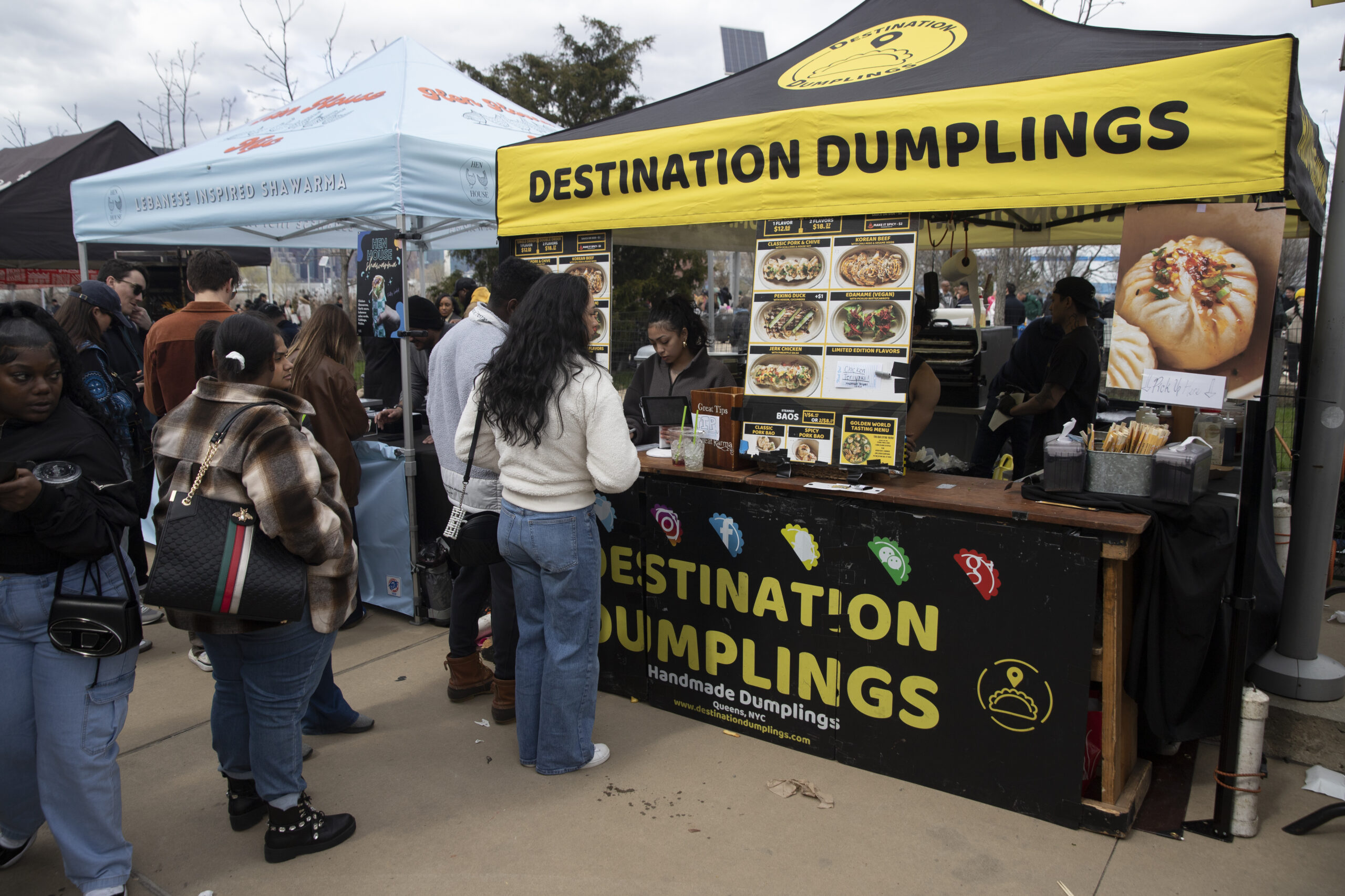 Destination Dumplings at Williamsburg Smorgasburg.