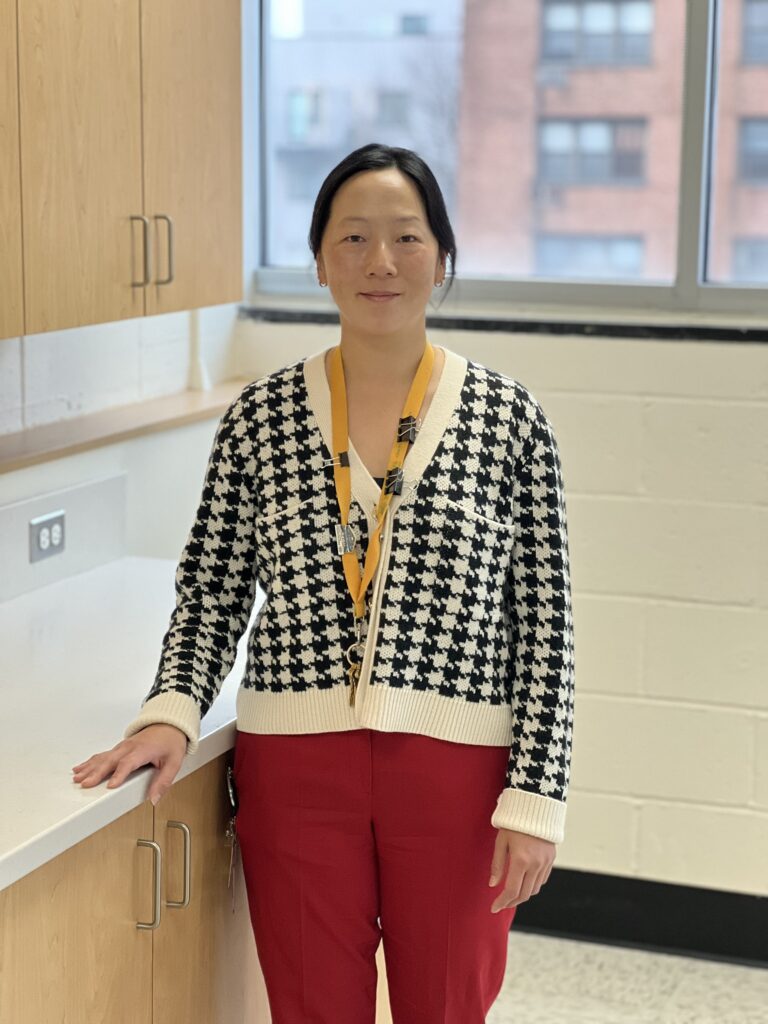 Dr. Rebecca Rhee, program director for the general surgery residency, chief of the division of colon and rectal surgery during National Female Physician Day tour.