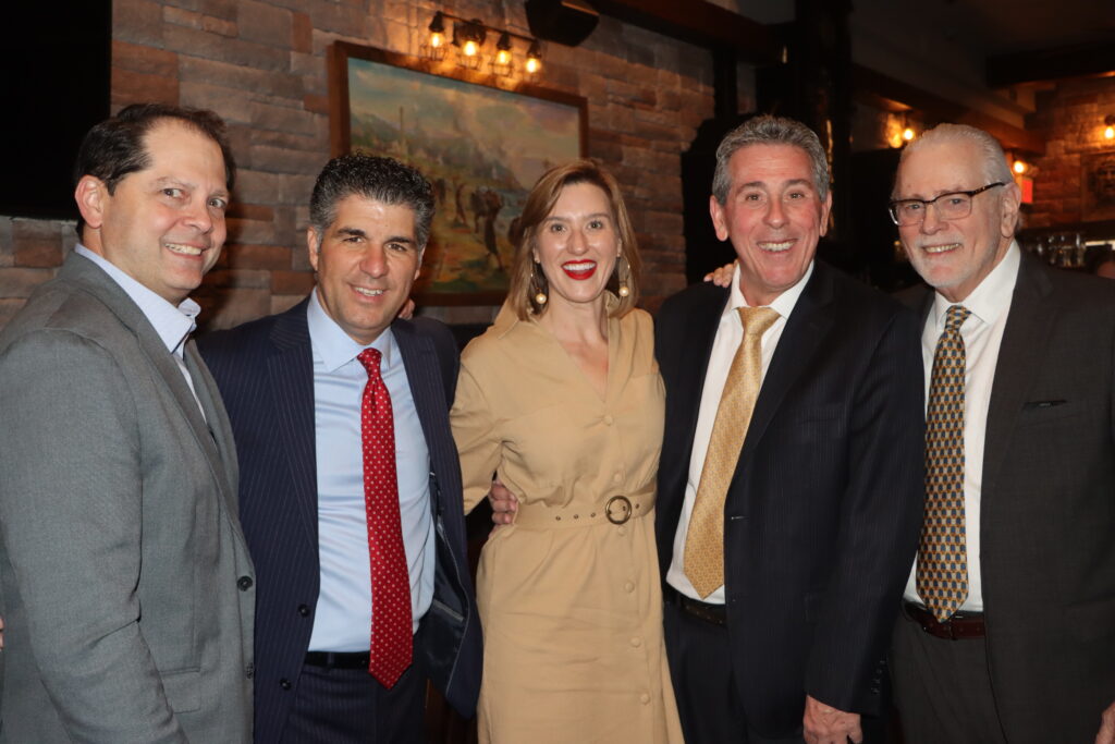 From left: Stephen Chiaino, Dominic Famulari, Alexis Riley, Stephen Spinelli and Michael Benjamin.
