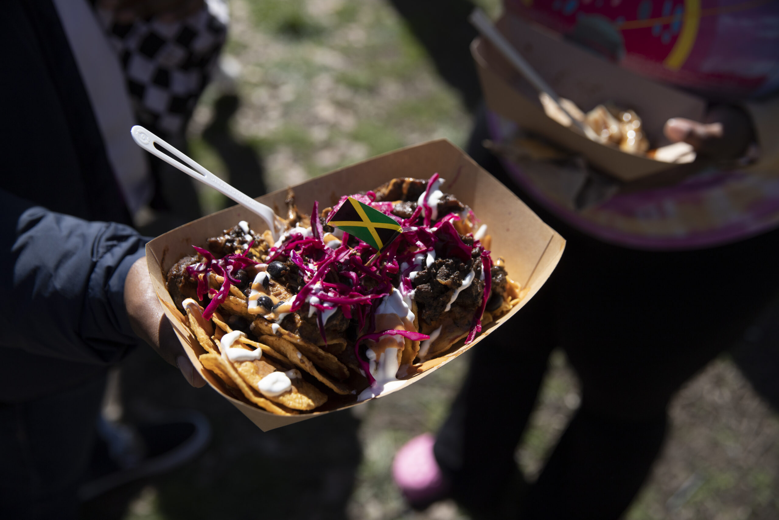 Nachos from 2 Girls and a Cookshop at Prospect Park Smorgasburg.