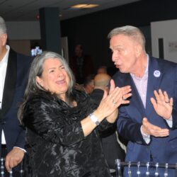 From left: John Abi-Habib, chair, Bay Ridge Center (BRC) Building Campaign Committee; Lorraine Cortes-Vazquez, commissioner, NYC Aging; and Todd W. Fliedner, executive director, BRC.