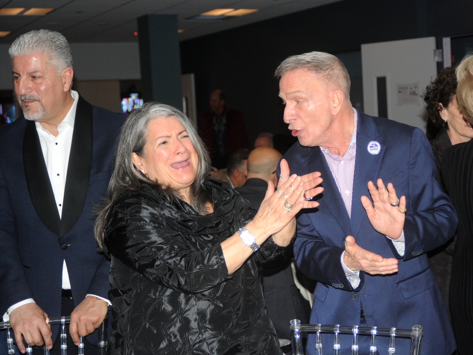 From left: John Abi-Habib, chair, Bay Ridge Center (BRC) Building Campaign Committee; Lorraine Cortes-Vazquez, commissioner, NYC Aging; and Todd W. Fliedner, executive director, BRC.