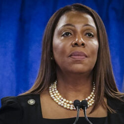 Attorney General Letitia James leads a coalition of 19 attorneys general in filing an amicus brief to uphold crucial protections under Section 2 of the Voting Rights Act, aimed at combating racial discrimination in voting practices. Photo: Bebeto Matthews/AP