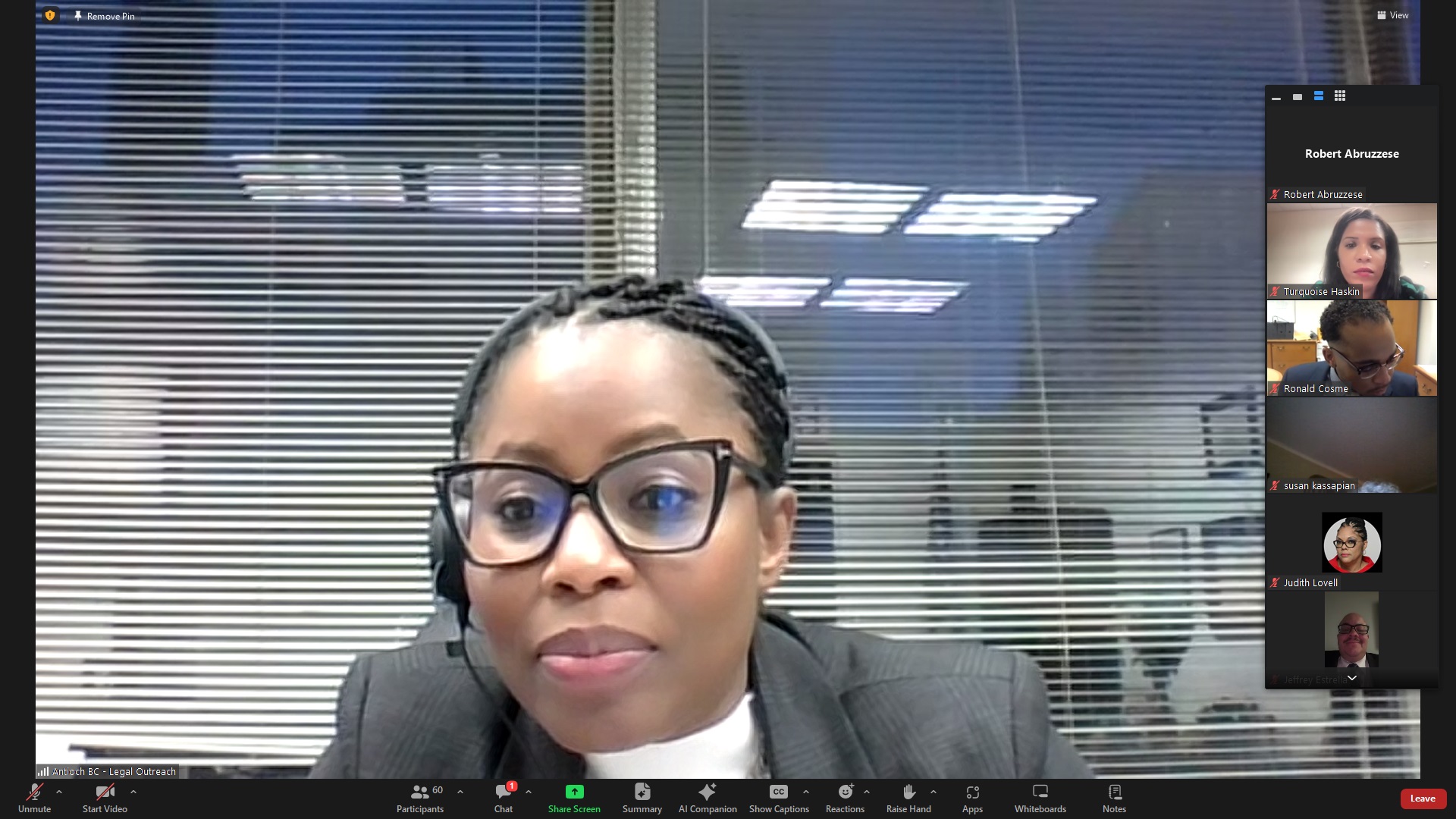 Judge Lola Waterman, chair of the Brooklyn Bar Association’s Access to Justice Committee, warmly opens the webinar and welcomes the public to the webinar on navigating Small Claims Court. Screenshots via Zoom “How to Navigate the Small Claims Court”