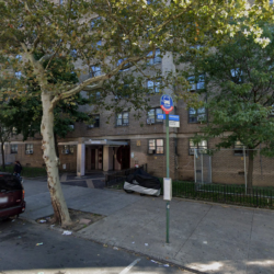 Apartment at 93 Lewis Ave. in Bedford-Stuyvesant where Ricardo Price fatally injured his girlfriend’s four-month-old daughter, Royalty Kemp, leading to his sentencing of up to 10 years in prison for second-degree manslaughter. Screenshot via Google Street View