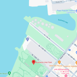 Bushwick Inlet Park on google maps.