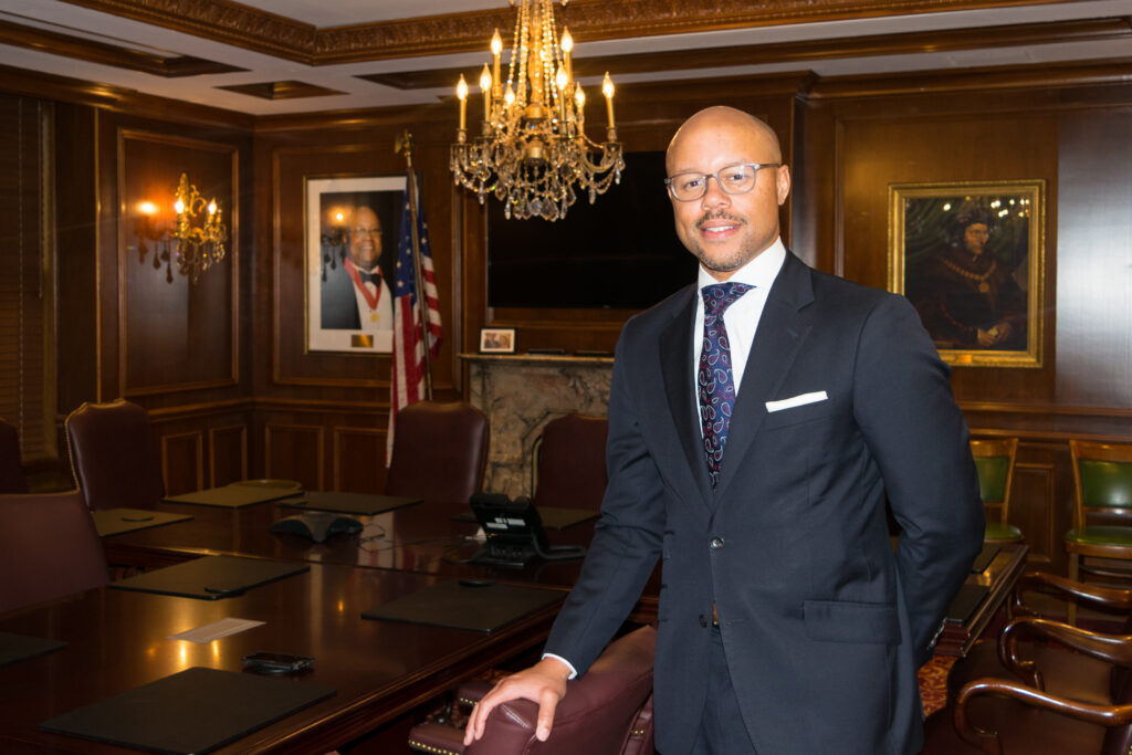 Anthony Vaughn Jr. was officially elected by the Brooklyn Bar Association to be its next president. Vaughn will be installed during a ceremony at the Eastern District of New York’s courthouse in Downtown Brooklyn on June 6. Brooklyn Eagle photo by Robert Abruzzese