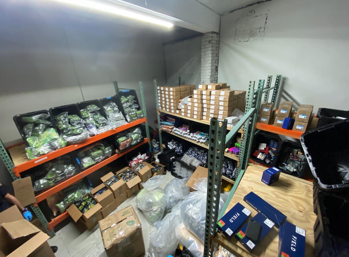 Millions of dollars’ worth of cannabis products were discovered in a Fort Greene warehouse over the Memorial Day weekend.