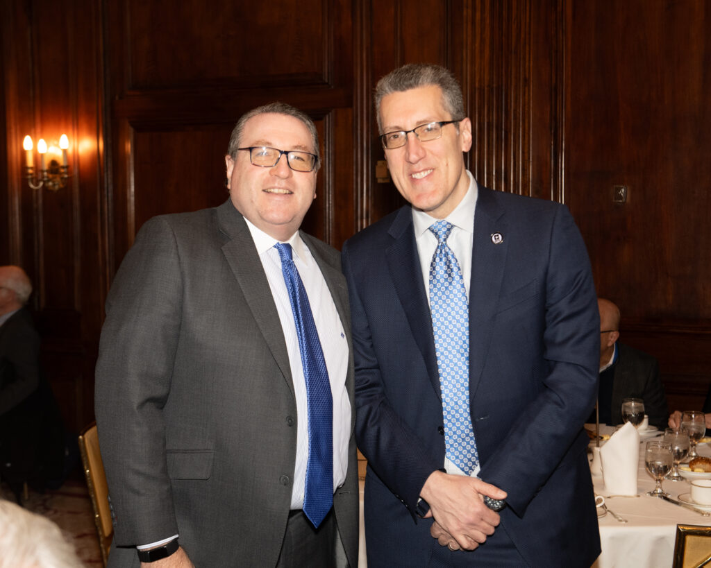 Hon. Michael C. Farkas (ret.) and David Schwartz, Esq. (right), founder of Gotham Government Relations, who will collaborate to enhance the firm’s government relations practice at Aidala, Bertuna & Kamins, PC. Photo courtesy of Michael Farkas