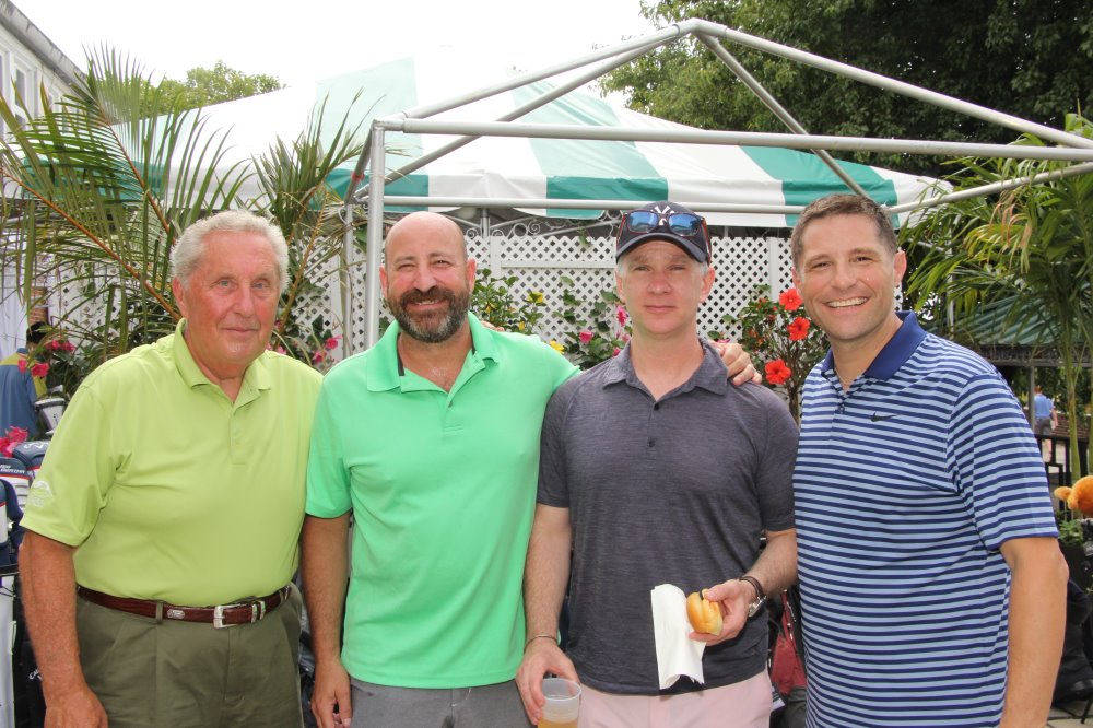 The KCCBA annual golf outing (pictured from left to right): George Farkas, Paul Hirsch, Christopher Wright and Michael Cibella. Eagle photo by Mario Belluomo